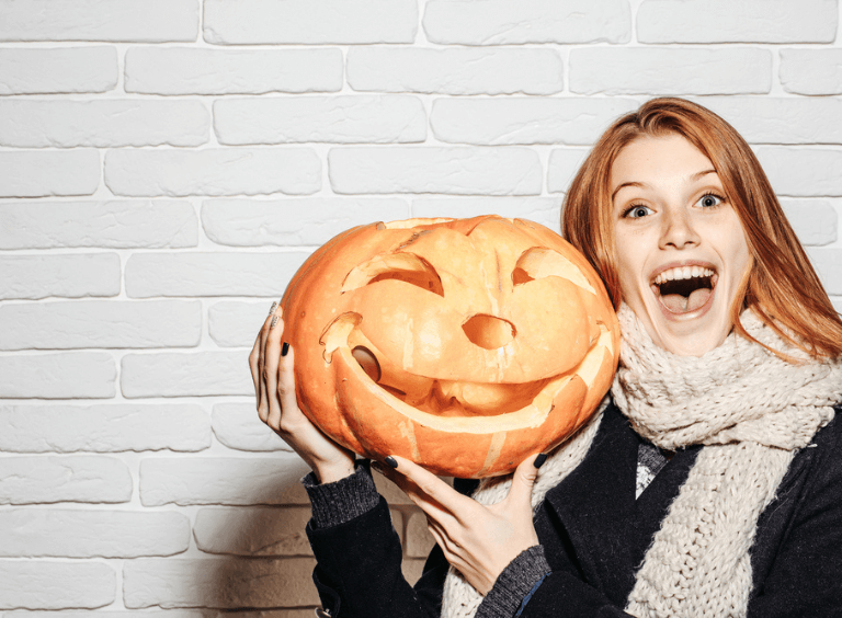 Woman at Harwood dental practice after Invisalign braces