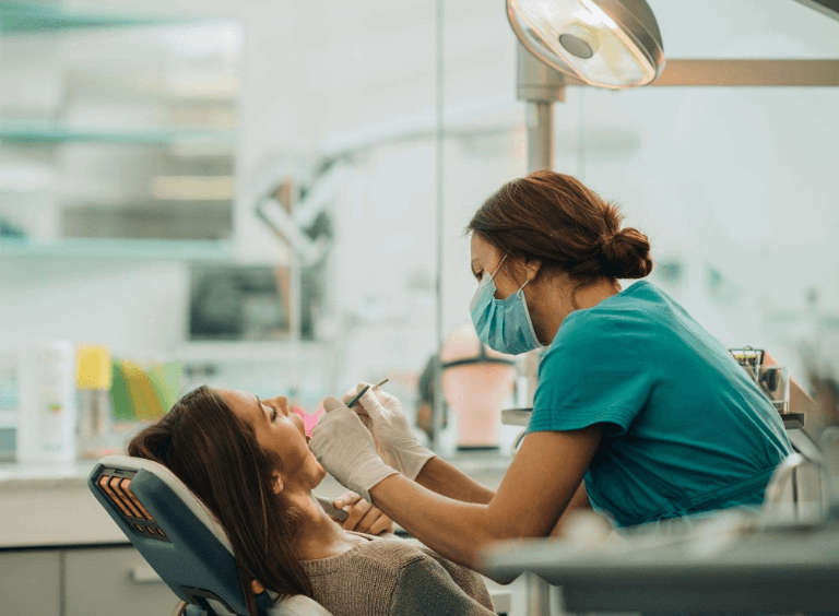 Christmas dental checkup with dentist in Bolton